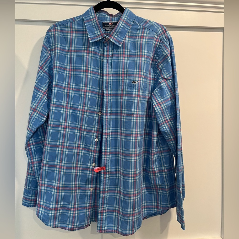 Vineyard Vines- Slim Fit Tucker Shirt (large)
